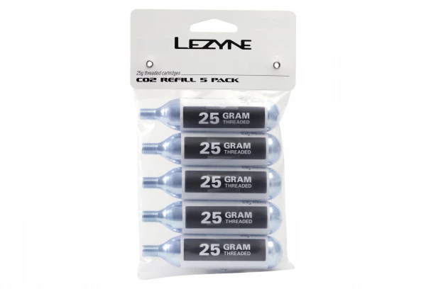 Pack De 5 Cartouches De CO2 Lezyne 25 G 3 Pack De 5 Cartouches De CO2 Lezyne 25 G