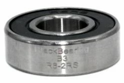 Roulement Black Bearing R6-2RS 9.53 X 22.23 X 7.14 Mm
