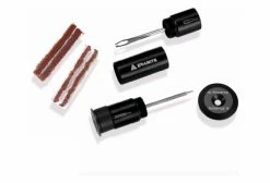 Kit De Réparation Tubeless Granite Design Avec Embouts De Guidon Noir + 4 Mèches