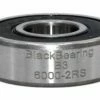 Roulement Black Bearing 6000-2RS 10 X 26 X 8 Mm -Entretien Réparation Route Soldes unnamed file 2556