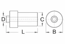 Adaptateur Axe De Roue UNIOR 12mm Vers 10mm -Entretien Réparation Route Soldes unnamed file 2664