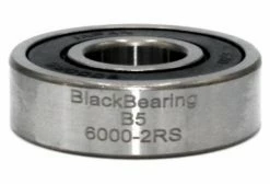 Roulement Black Bearing 6000-2RS 10 X 26 X 8 Mm