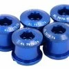 Pride Racing Vis De Cheminées Pride Vortex Aluminium 6.5 Mm Bleu