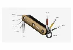 Multi-Outils Topeak Hex Combo (8 Fonctions) Noir -Entretien Réparation Route Soldes unnamed file 3946