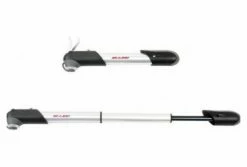 Pompe à Main Massi CM-28 Aluminium Télescopique D.Valve Argent