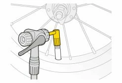 Adaptateur Valve Topeak Pressure-Rite (Schrader Valve Adapter) -Entretien Réparation Route Soldes unnamed file 4738