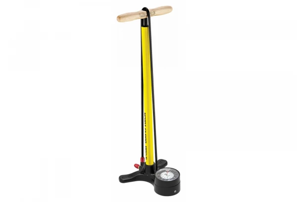 Pompe à Pied LEZYNE Sport Floor Drive 3''5 Jaune 3 Pompe à Pied LEZYNE Sport Floor Drive 3''5 Jaune