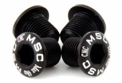 MSC Kit 4 Vis Plateaux Alu 7075T6 Noir